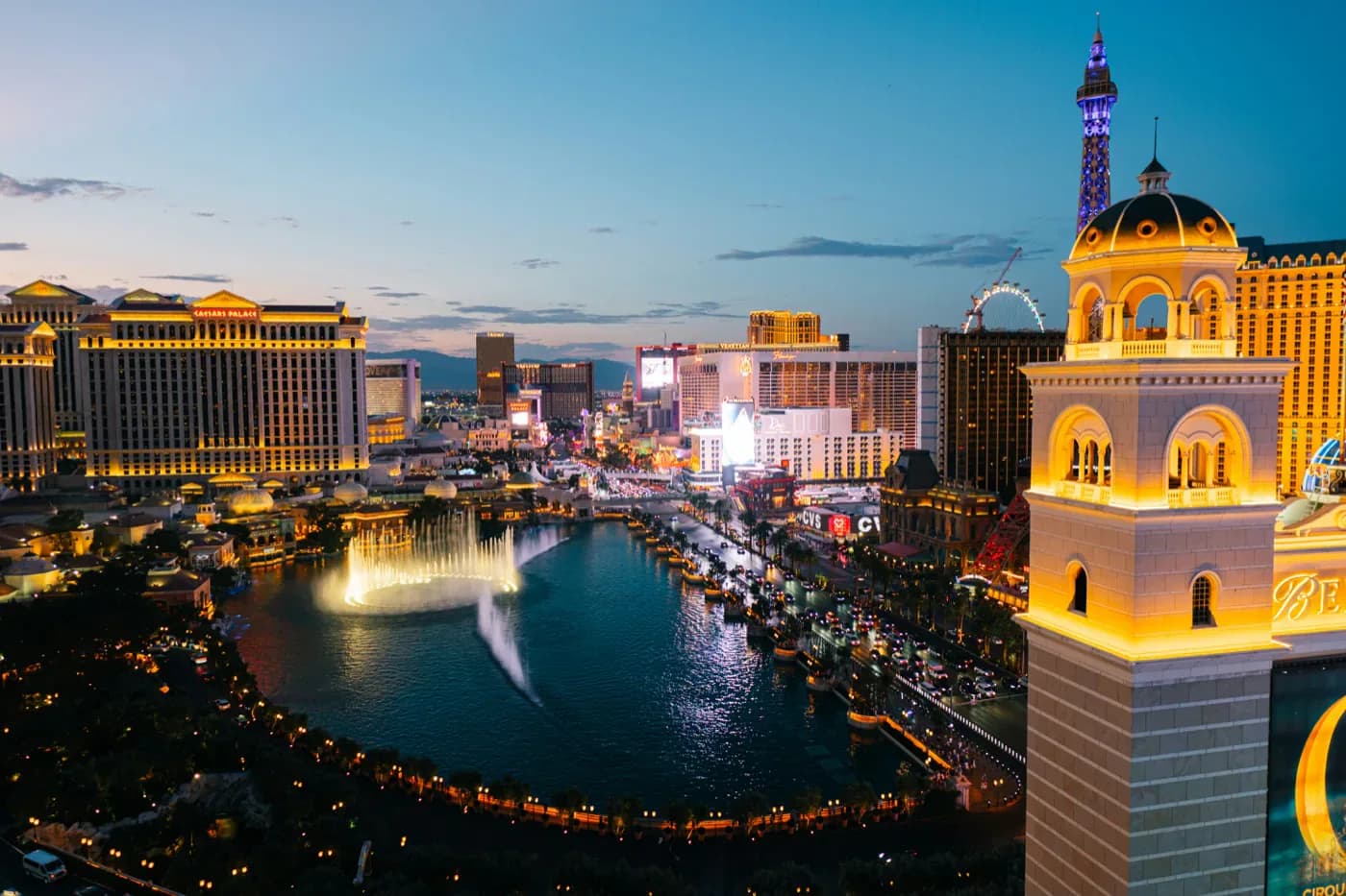 Las Vegas — Headline shows, world-class dining and desert adventure.